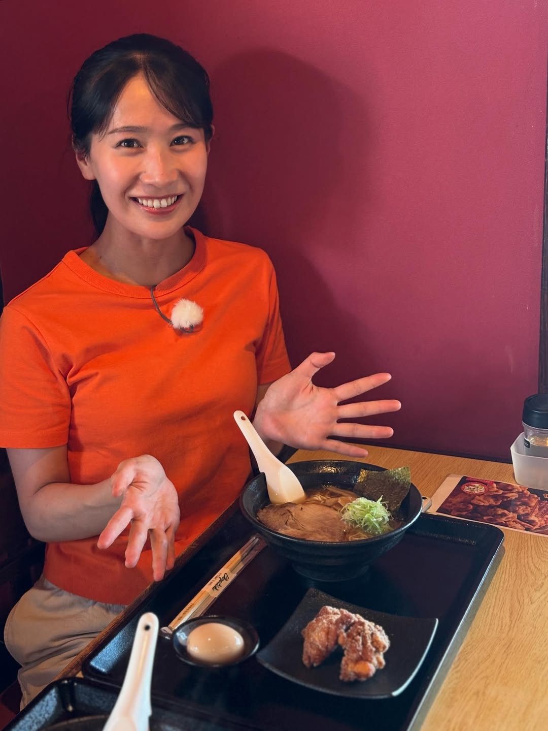 メ～テレアナウンサー・島津咲苗、飛騨市のロケでお昼に食べた〇〇〇〇に満足！