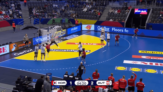 【ハンドボール】第26回女子世界選手権グループC 韓国 vs. オーストリア