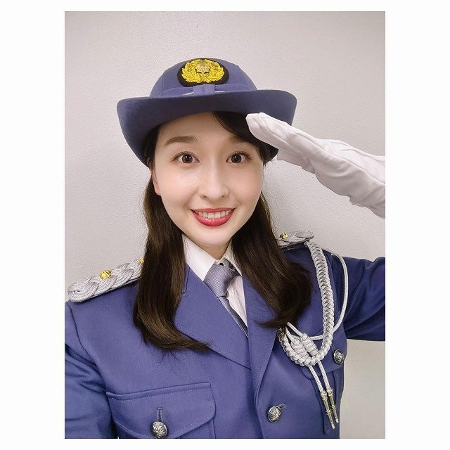 宇賀神メグアナの、美しすぎる一日警察署長！