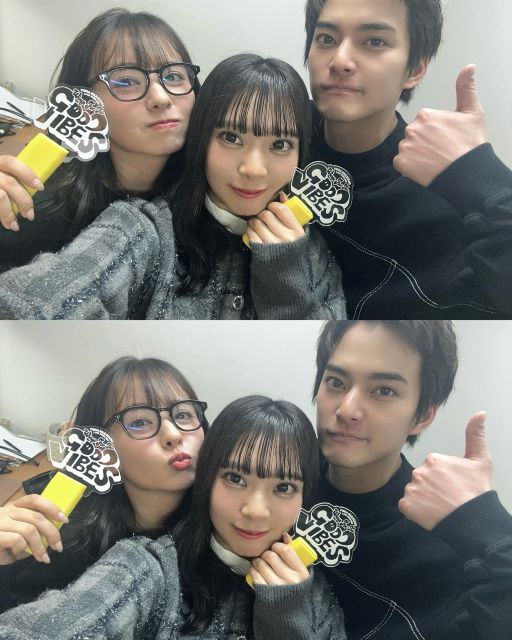 山田菜々が中山優馬、山田寿々との仲良し3ショットを公開