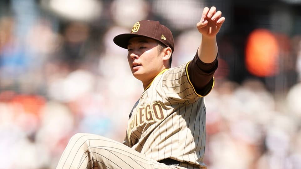 パドレス・松井裕樹のナイスピッチング！1回無失点1奪三振で3者凡退に抑え切る
