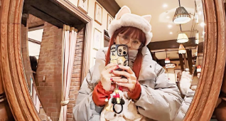 元モーニング娘。新垣里沙、ジェラトーニバウンドでディズニーシー満喫！