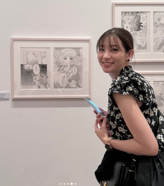 タレント 足立梨花 in CLAMP展！「青春がつまってました🫶🏻」