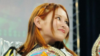 月山和香がNEW BLOODタッグ3度目の防衛成功！「最多防衛記録目指すぞー」と意気込み