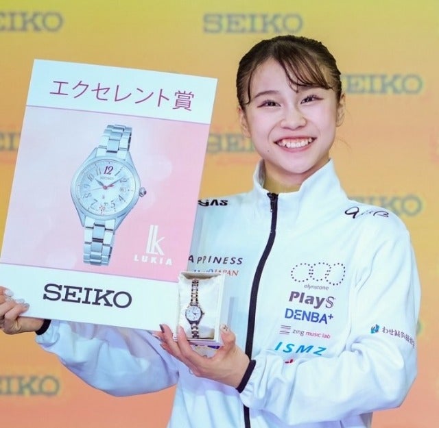 杉原愛子がNHK杯で『SEIKOエクセレント賞』を獲得！