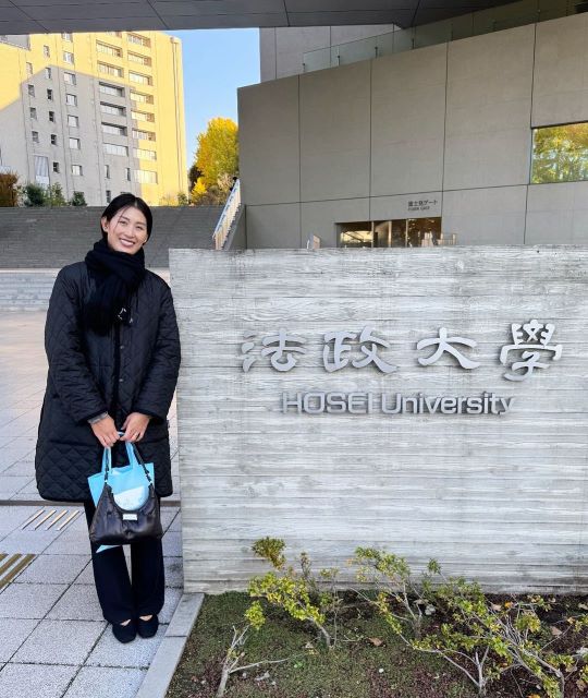 「ほんと凄いなぁ」元ビーチバレー・橋本涼加、法政大学で講師として登壇