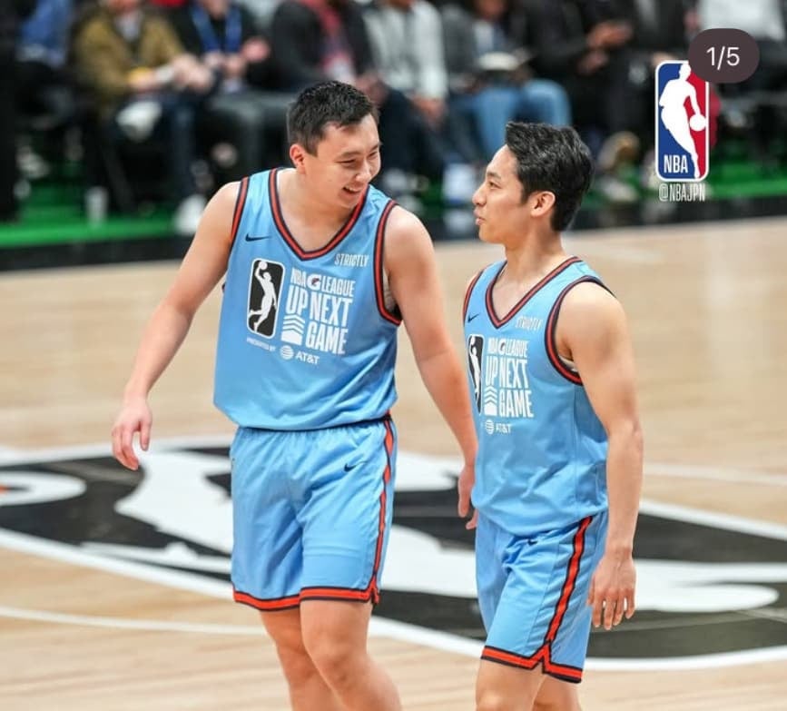 河村勇輝と富永啓生が共演！！Gリーグオールスター戦！！NBA Japan