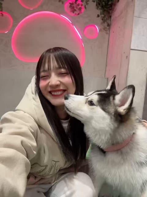 「犬しかかたん…」黒嵜菜々子がワンちゃんとの幸せムービーを投稿！