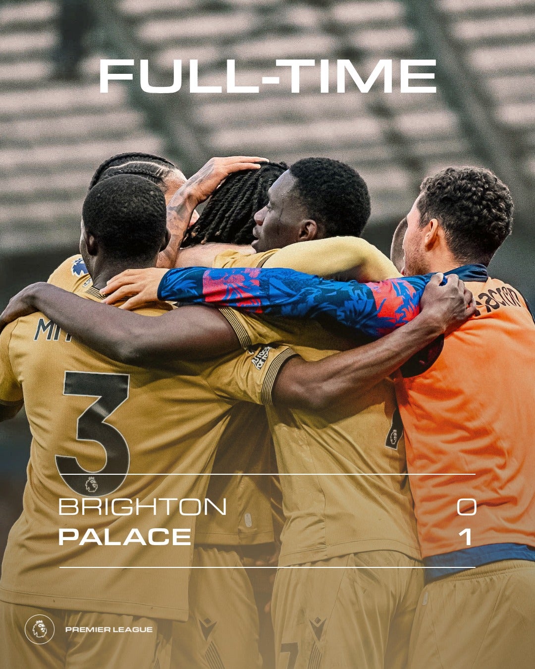 【プレミアリーグ】クリスタルパレスが約2カ月ぶりの白星 鎌田大地が復帰、三笘薫フル出場のブライトンを撃破