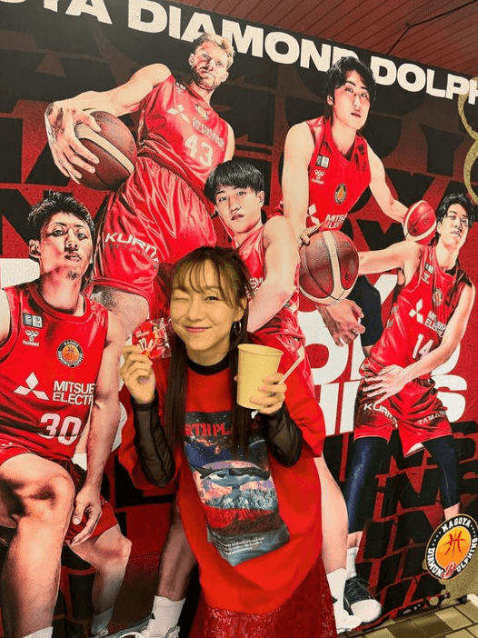 元SKE48・須田亜香里「Bリーグ観戦デビューです」”名古屋スポーツ広報大使”の初お仕事を完遂！