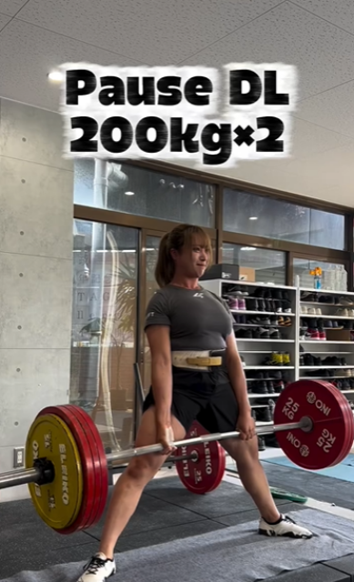「たぶんポーズでは自己ベストに近い」女子パワーリフター・野村優、すごすぎデッドリフトムービーにファン驚愕！