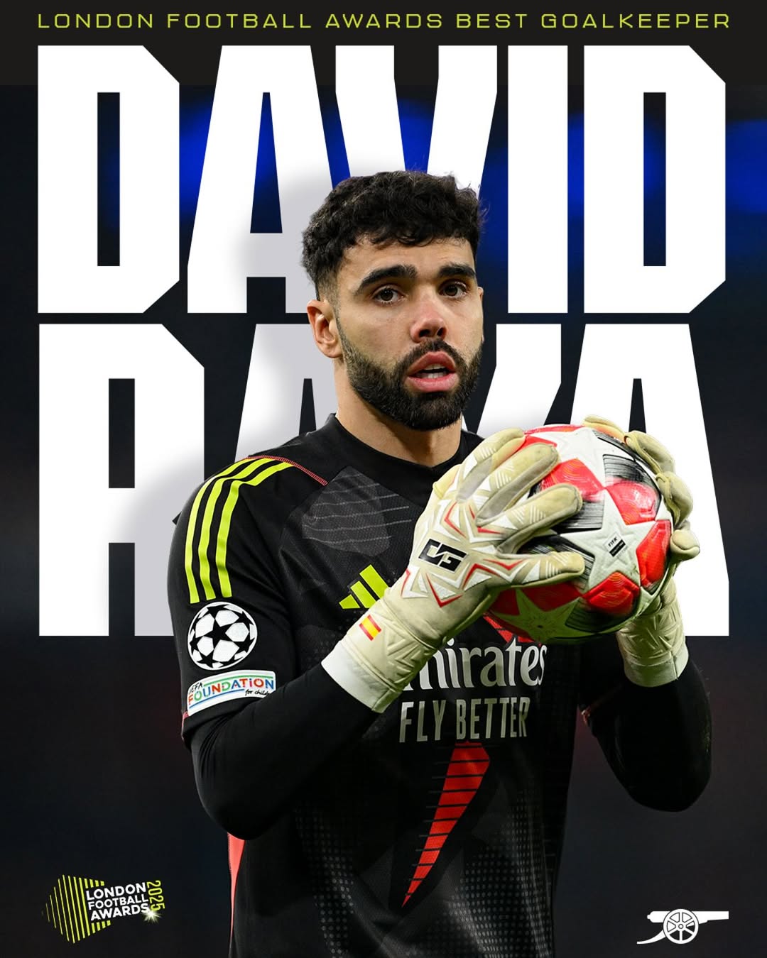 アーセナルGKがLFA発表の2025年ベストゴールキーパーに