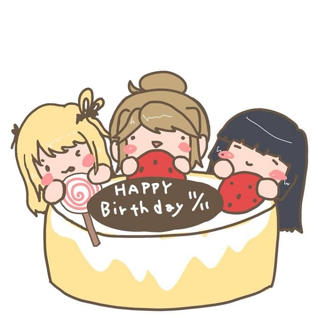 人気女性声優、同じ誕生日のキャラを3人演じていた!?可愛らしいイラストとともにお祝い