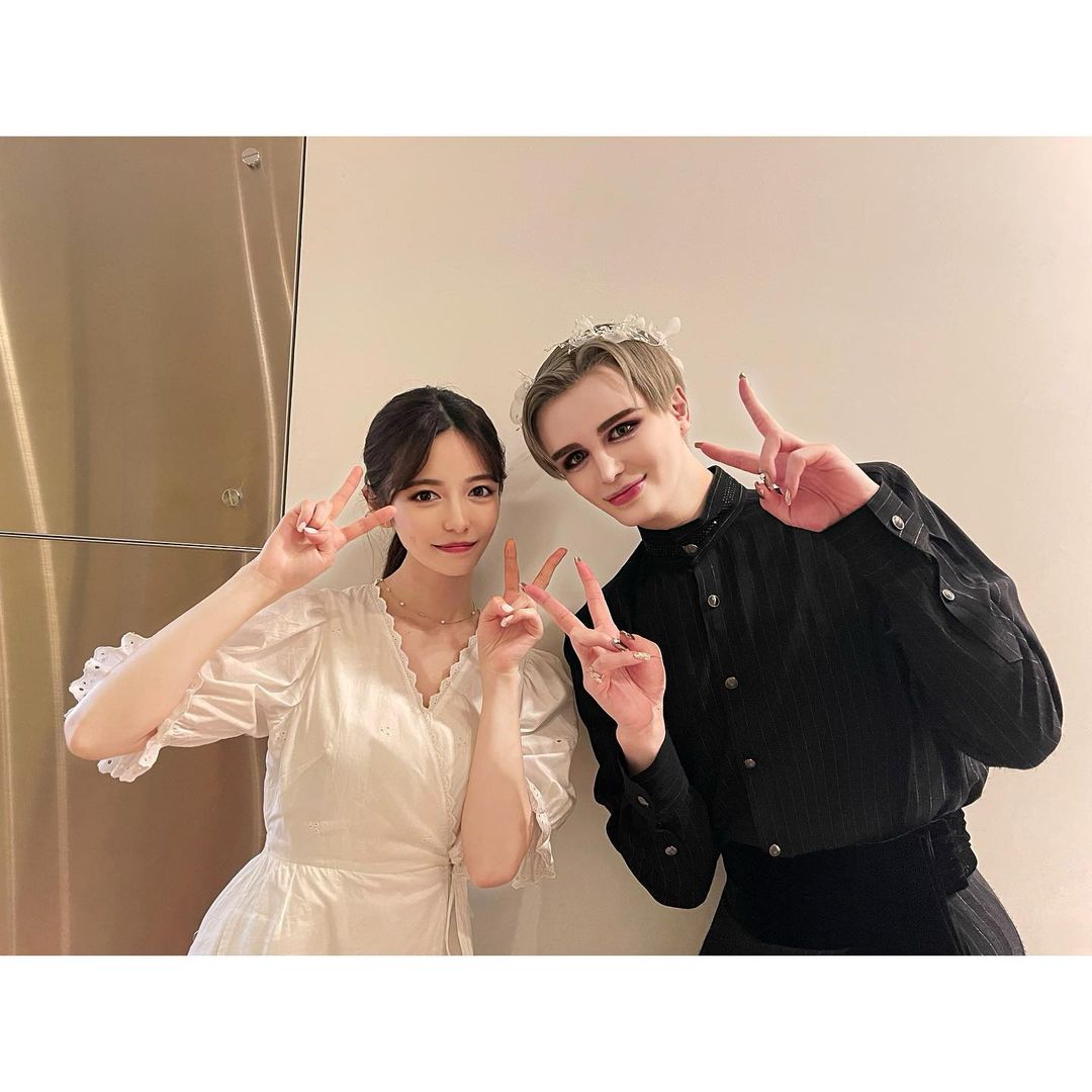 「今日も美しかった🌟」Mattがぱるるとの