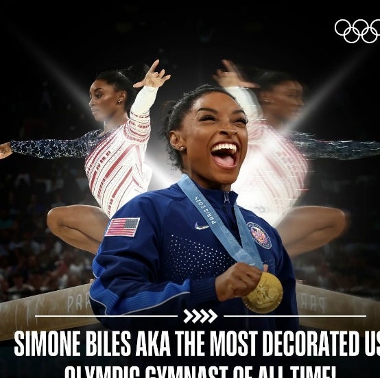 メダルをパクッと。体操女子金メダリストに注目