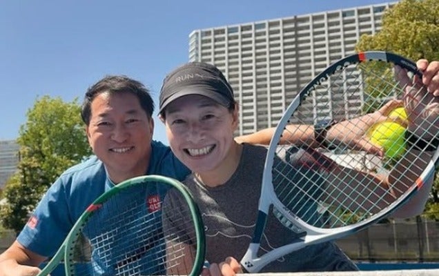 伊達公子が坂本正秀と2時間楽しくテニス！