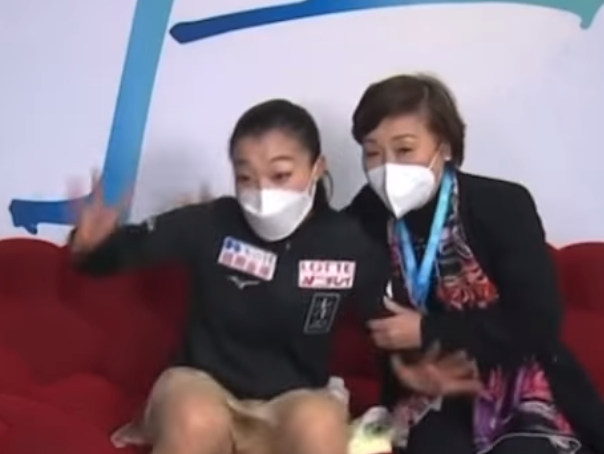 坂本花織驚愕❗️世界7人目の大記録に特大リアクション💣💥