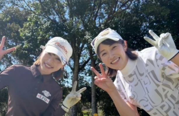 狩野舞子「初ラウンドは最高すぎた！」りかぴとの再会に感動