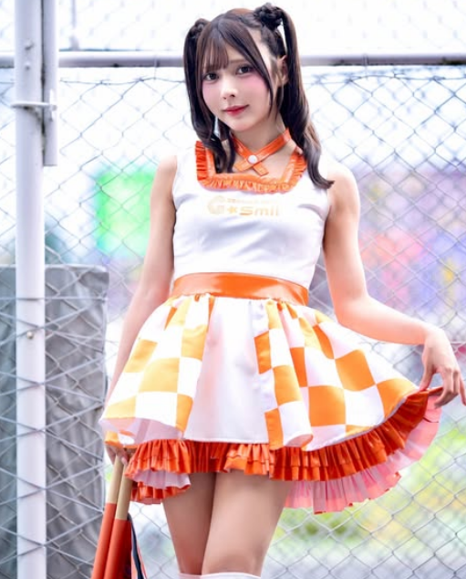 「どの髪型も絶対に可愛いよ！」オートレースの美女グリッドガール・愛染のえる、