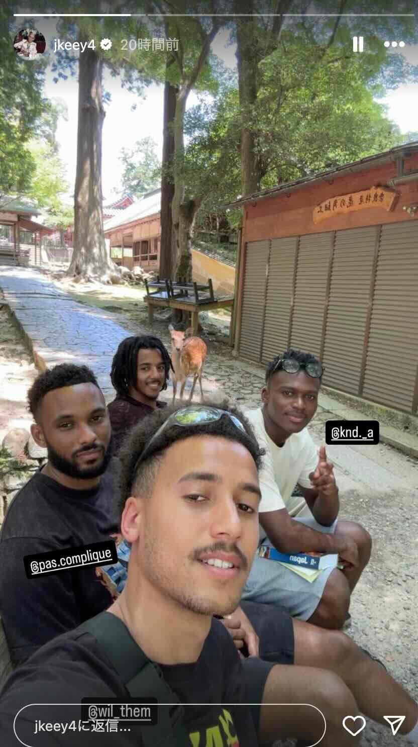 あのFCバルセロナDFが日本を満喫