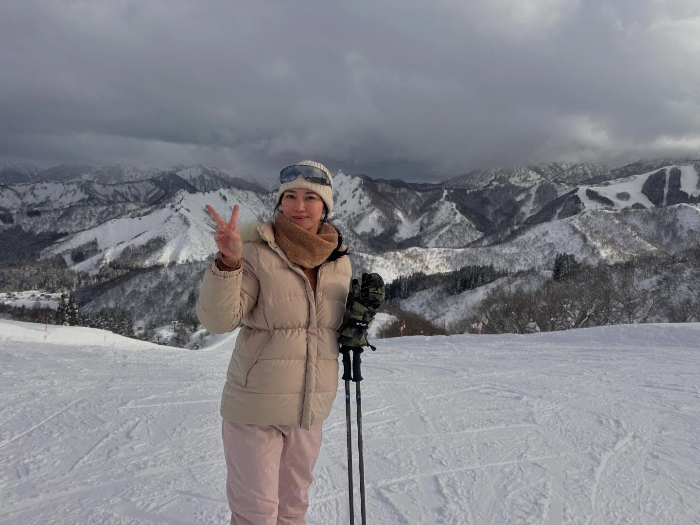 「子どもたちの成長に感動」飯田圭織、雪山での穏やかな時間を報告