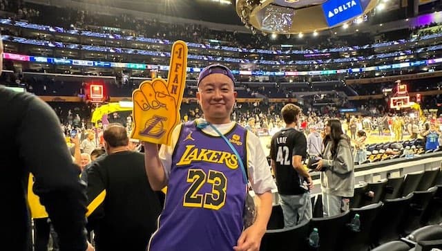 チョコプラ・松尾が念願NBA観戦 あのプロバスケ選手からもコメント届く