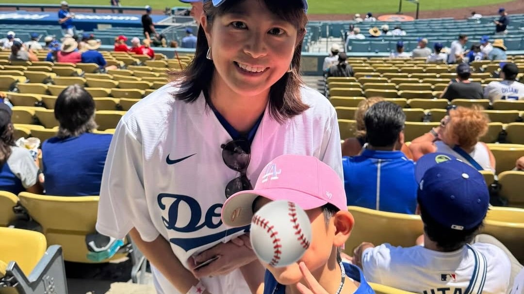 元日テレ森麻季アナ、大谷翔平ファンの小1息子とドジャース生観戦！「とっても忘れられない思い出に」