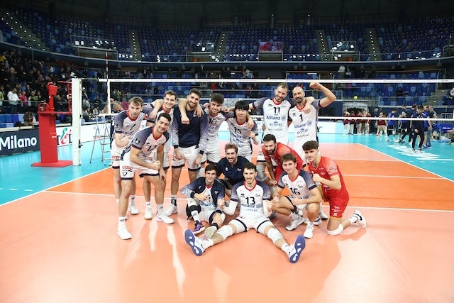 ミラノが終始安定さを見せつけストレート勝利！日本代表の大塚達宣はチーム2位タイの14得点で勝利に貢献