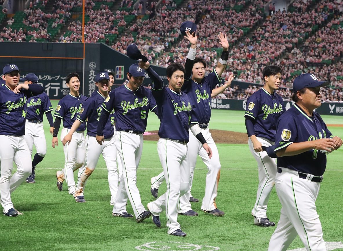 山田哲人が交流戦優勝を報告⚾️「我らがキャプテン最強最高！🙌」