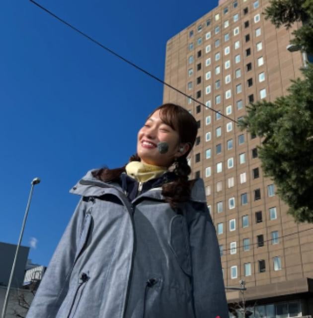 ファッションモデル・勝見もえり、春の陽気に笑顔「ポカポカ陽気で気持ちの良い朝でした」