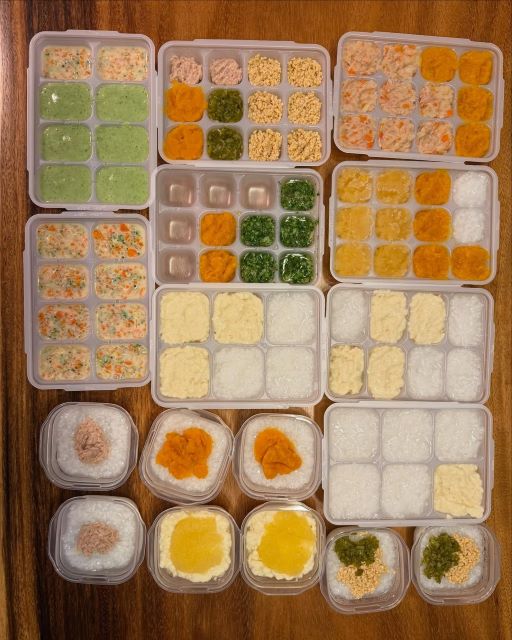 西野未姫、愛情2週間分をキューブに凝縮。圧巻の離乳食づくりにママ力爆発