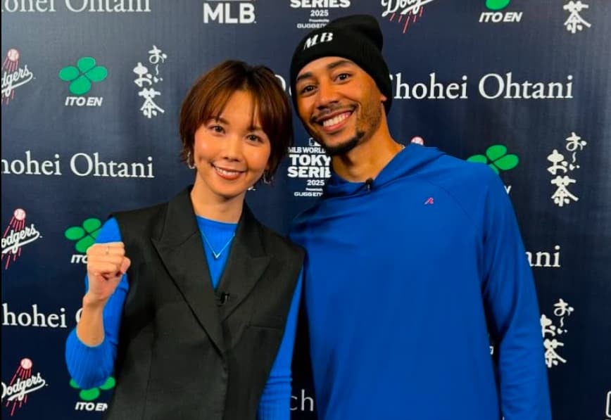 ドジャース・ベッツが来日！！ヒロド歩美「I’m thrilled!!!!!!!」
