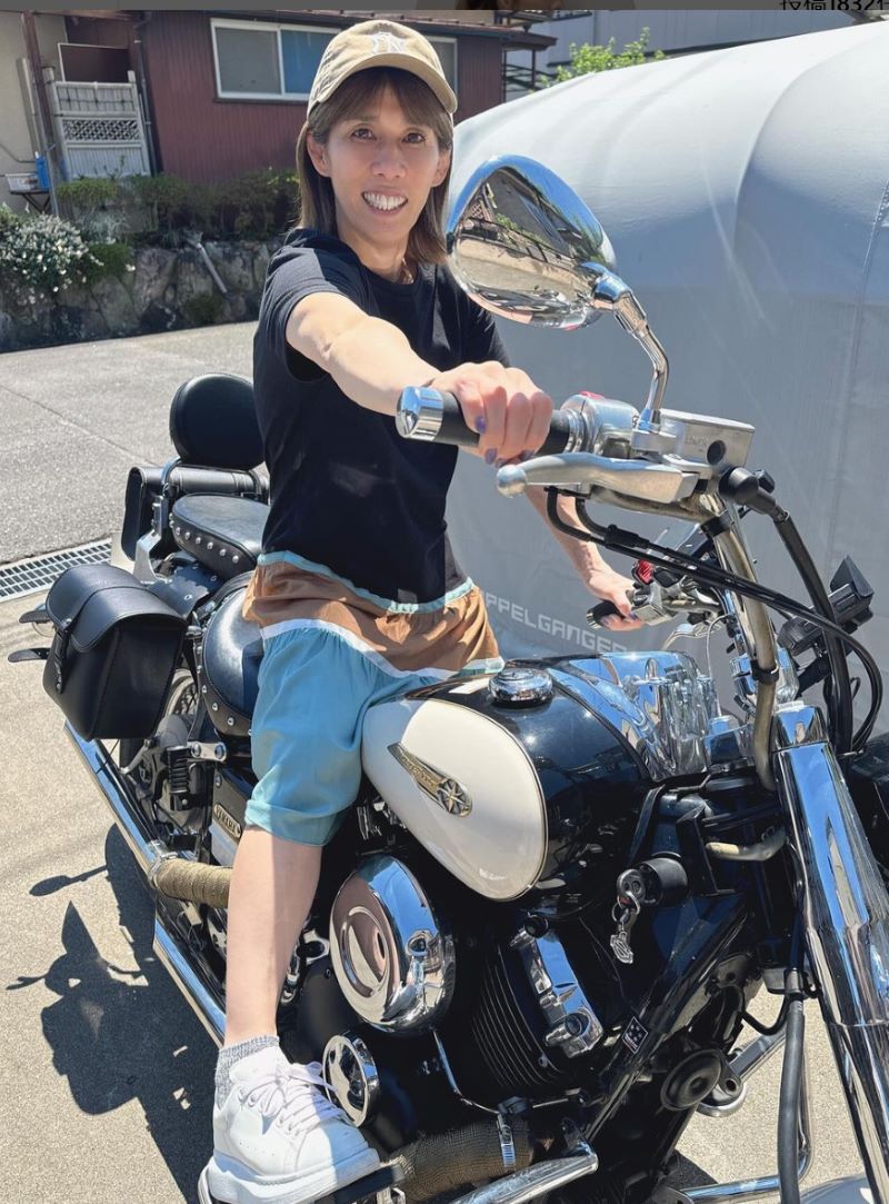 吉田沙保里がバイクに乗った貴重な画像を公開「似合いすぎてる」の声