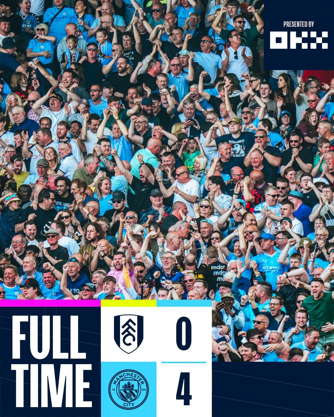 マンチェスター・シティが4発大勝で優勝に一歩前進