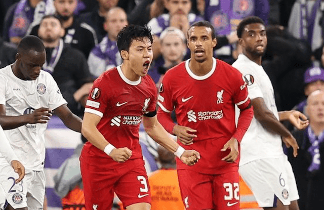 遠藤航、鮮烈ヘッドで移籍後初ゴール🔥