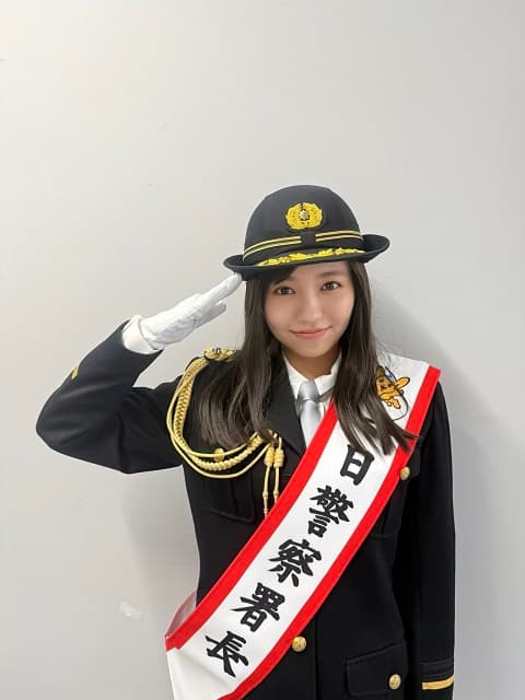大原優乃が三田警察署一日署長に就任！詐欺被害者が増えないことを願う