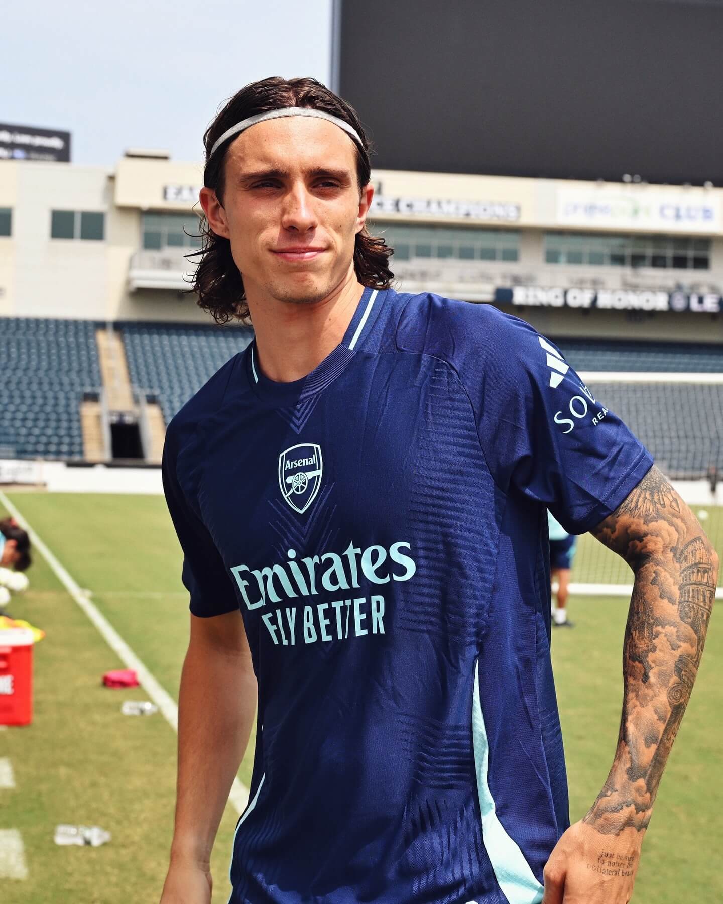 「Day one」アーセナル加入が発表されたイタリア代表DFの合流初日の様子が公開！