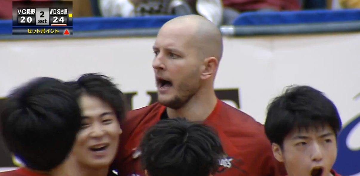 Ｖリーグ男子　VC長野トライデンツ vs. ウルフドッグス名古屋 2021/11/6【ハイライト】