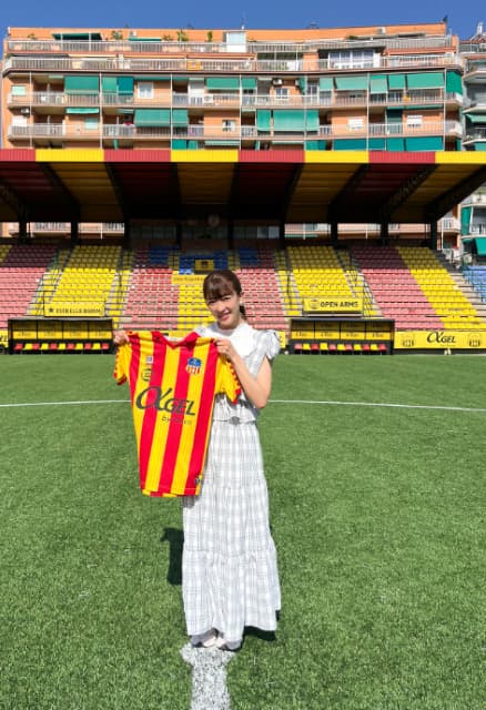 女優・眞嶋優がスペインサッカークラブのアンバサダーに就任！