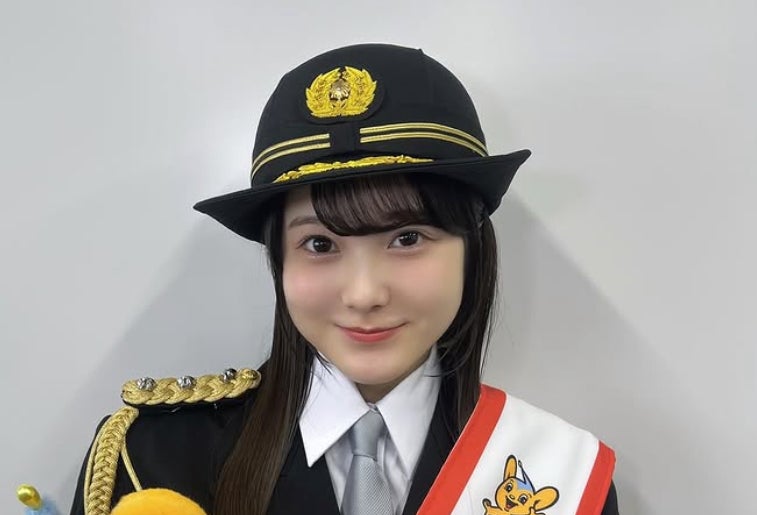 「可愛すぎる警察官！」本田紗来　1日警察署長に！！