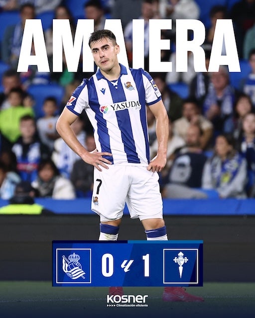 レアル・ソシエダがリーグ戦6試合未勝利 来季の欧州大会出場が絶望的に