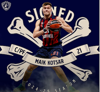 横浜BCがエストニア代表コッツァー加入を発表