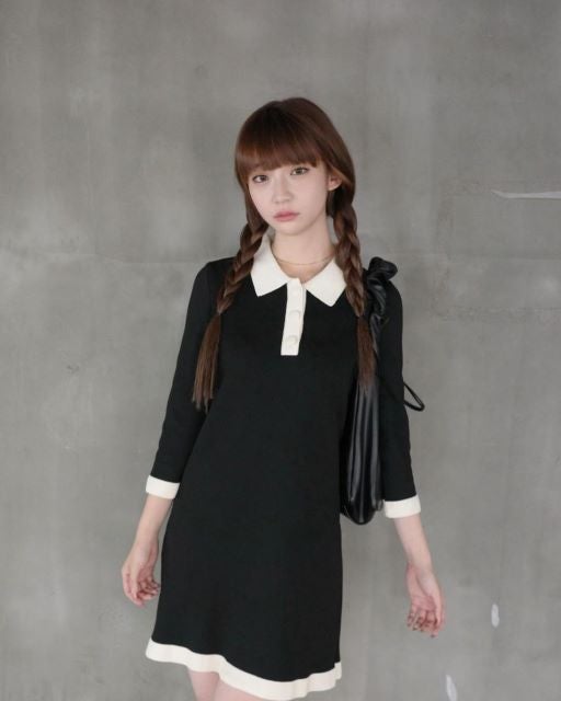 元NGT・荻野由佳「三つ編みおさげ×黒ワンピ」のお嬢様コーデが可愛すぎると話題！
