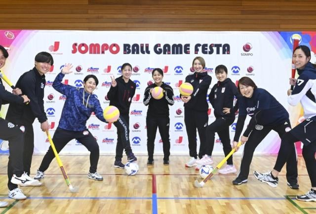 女子フィールドホッケー日本代表・狐塚美樹、ボールゲームフェスタ参加！「子どもたちの成長に驚き！」