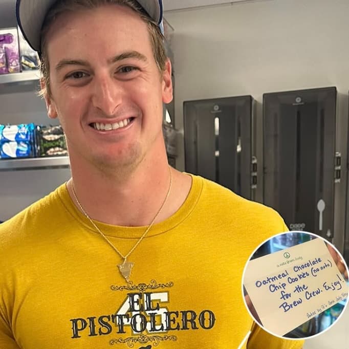 「おばあちゃんから差し入れ」！？ブリュワーズ・プリースターの祖母ジュディさんのクッキーの画像が公開