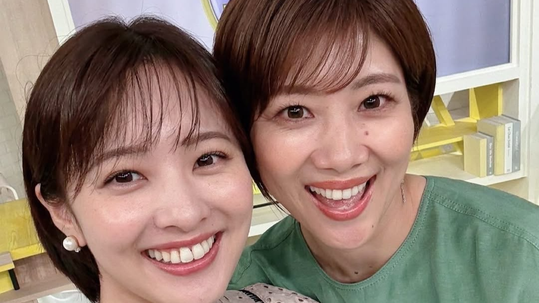 元バドミントン・潮田玲子、「入れ違いグッジョブ」ポーズに挑戦！！