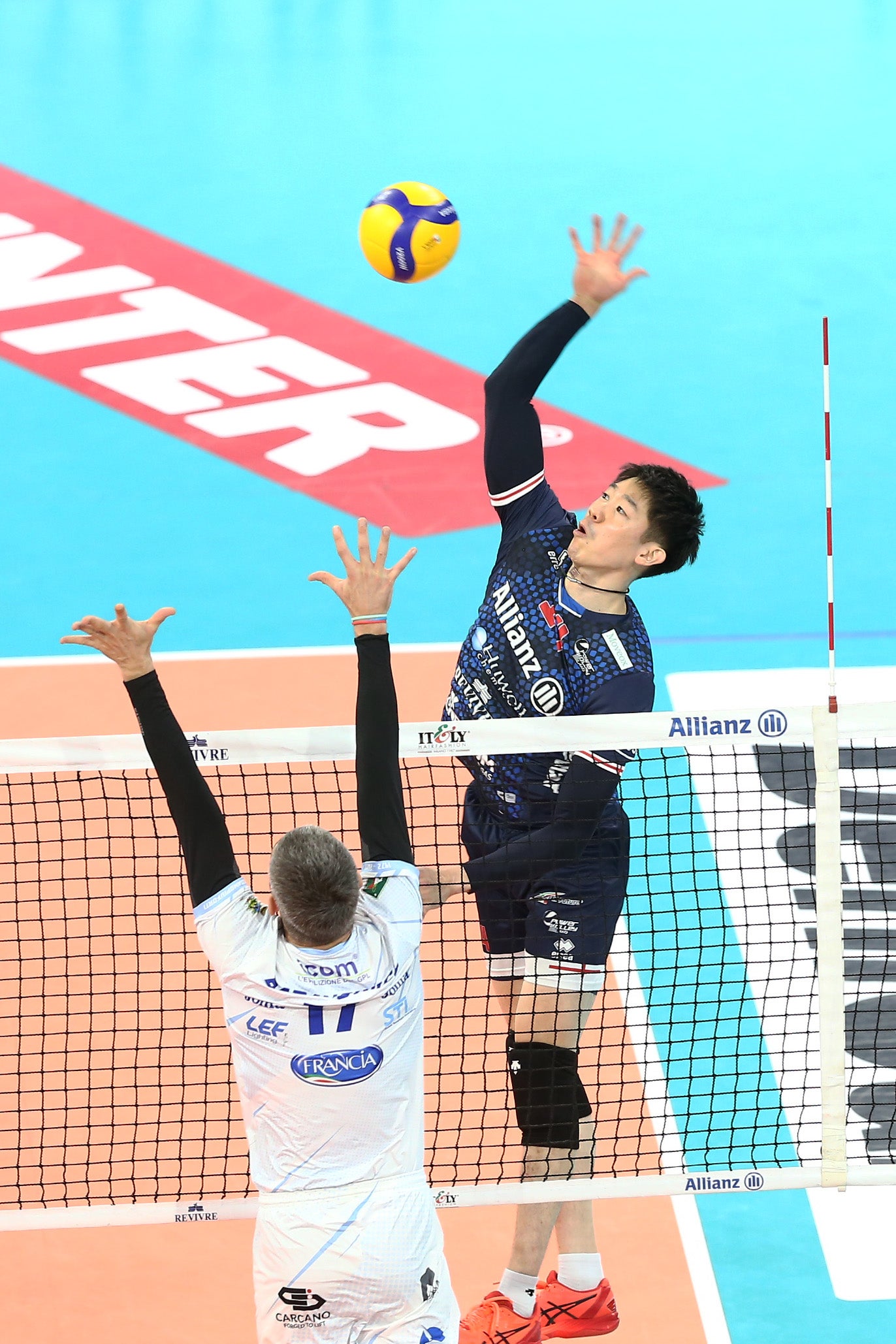 石川祐希は7得点 ミラノ敗れ連勝ならず