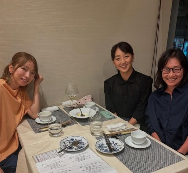 伊達公子が7ヶ月半ぶりに3人で楽しく食事会！