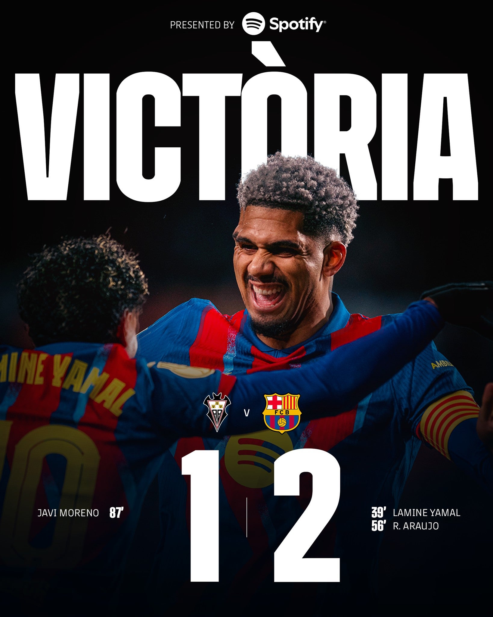 【バルセロナ】コパ・デル・レイ4強進出　アラウホ決勝弾で2部アルバセテ撃破