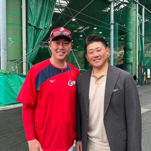 広島カープのキャンプ取材を行なった松坂大輔 平成の怪物がインタビューした期待の逸材とは❗️❓